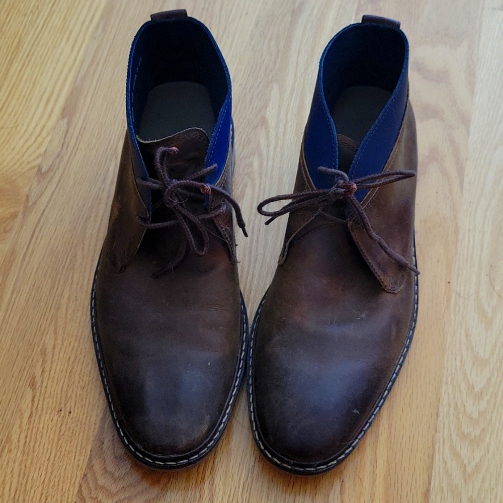 Men's all leather upper and soled calf boots